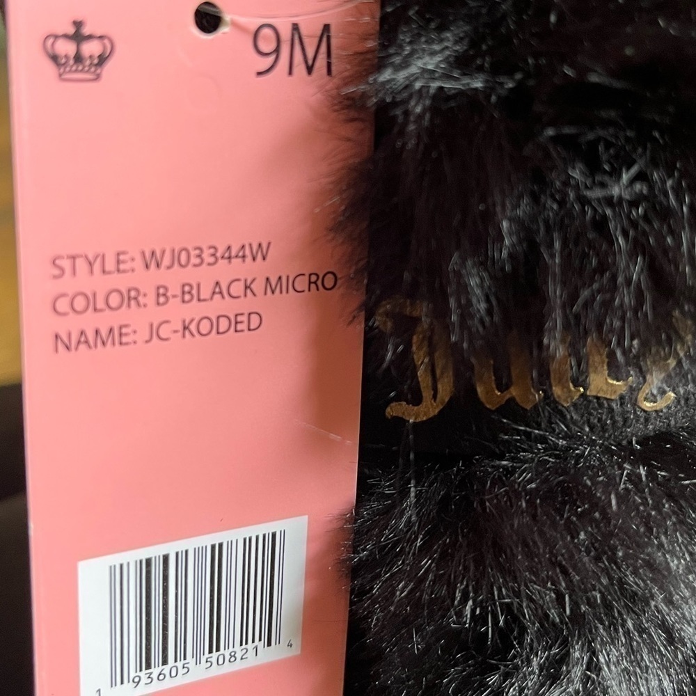 JUICY COUTURE Women's Koded Faux Fur Winter Boots Size 9. NWT - Picture 5 of 15
